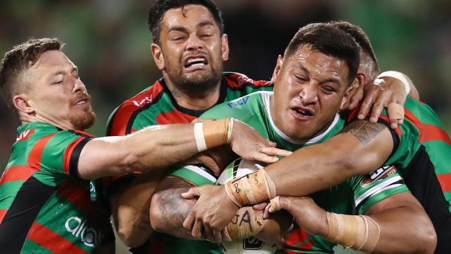 Papalii was an unstoppable force for the Raiders. Photo: Brendon Thorne/Getty Images