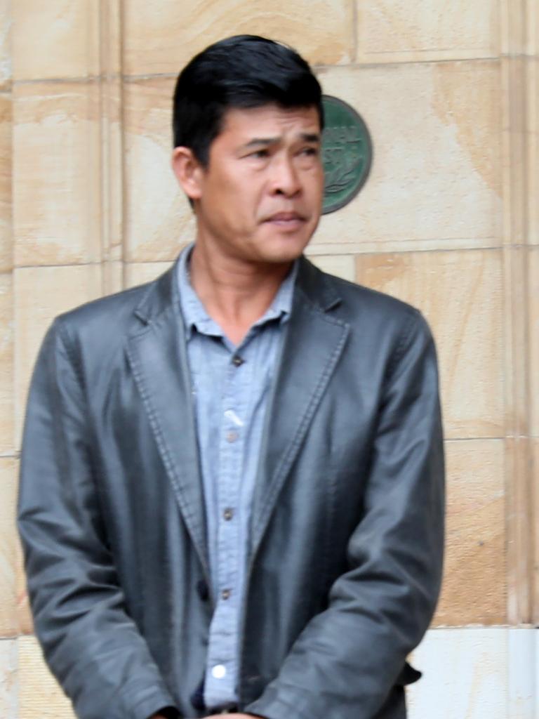 Seang Leng Heng, leaving the Magistrate's Court. Picture: Dean Martin