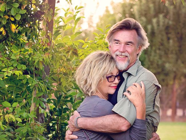 One of John Easterling’s favourite pictures of him and Olivia Newton John. Picture: Kathryn Burke