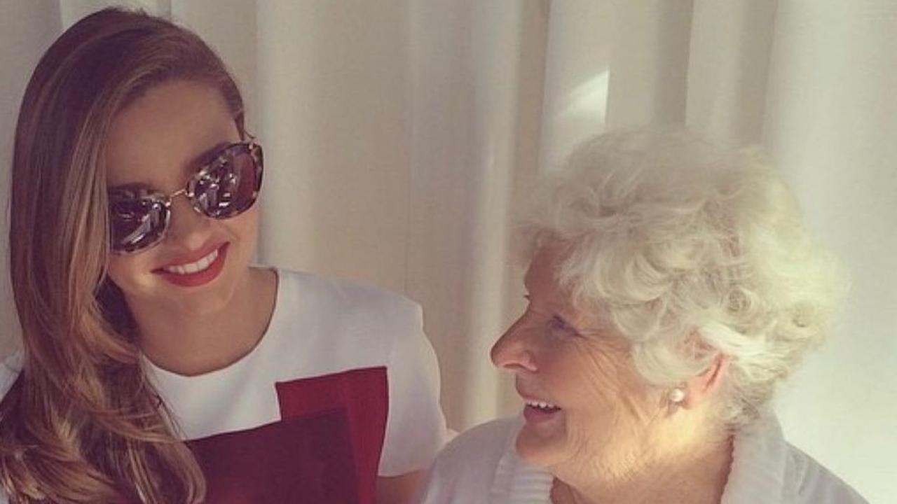 Her nan taught her how to cook and dress. Picture: Instagram