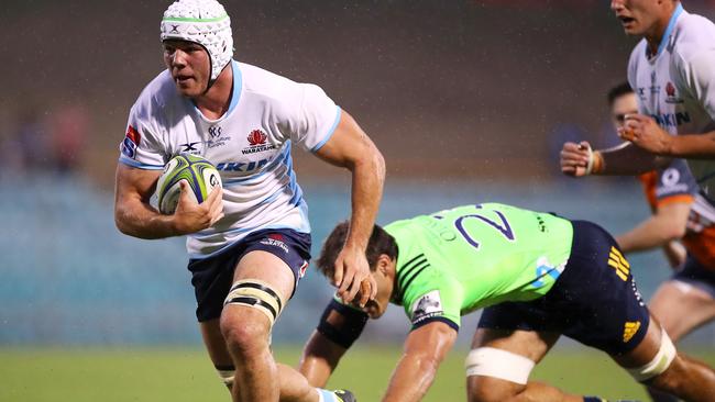 Carlo Tizzano in action for the Waratahs.