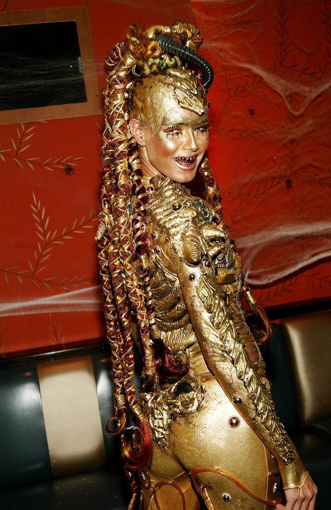 2003: Golden Goddess. Picture: Evan Agostini/Getty Images