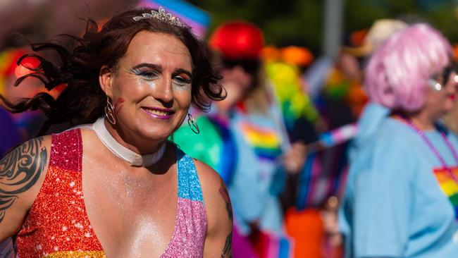 Holly Conroy, who helped lead the first-ever Mardi Gras Festival in Wagga in 2019, is now a finalist in the NSW Women of the Year awards. Picture: Supplied