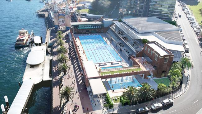 What the North Sydney Olympic Pool could look like once work is completed.