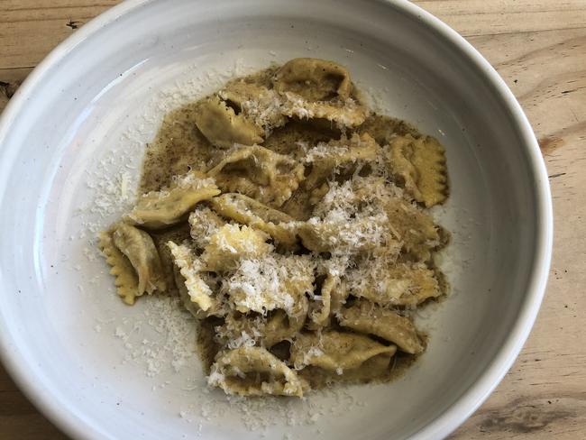 SA WEEKEND. Ravioli del Plin at Casa Carboni, Angaston.. Picture: Supplied