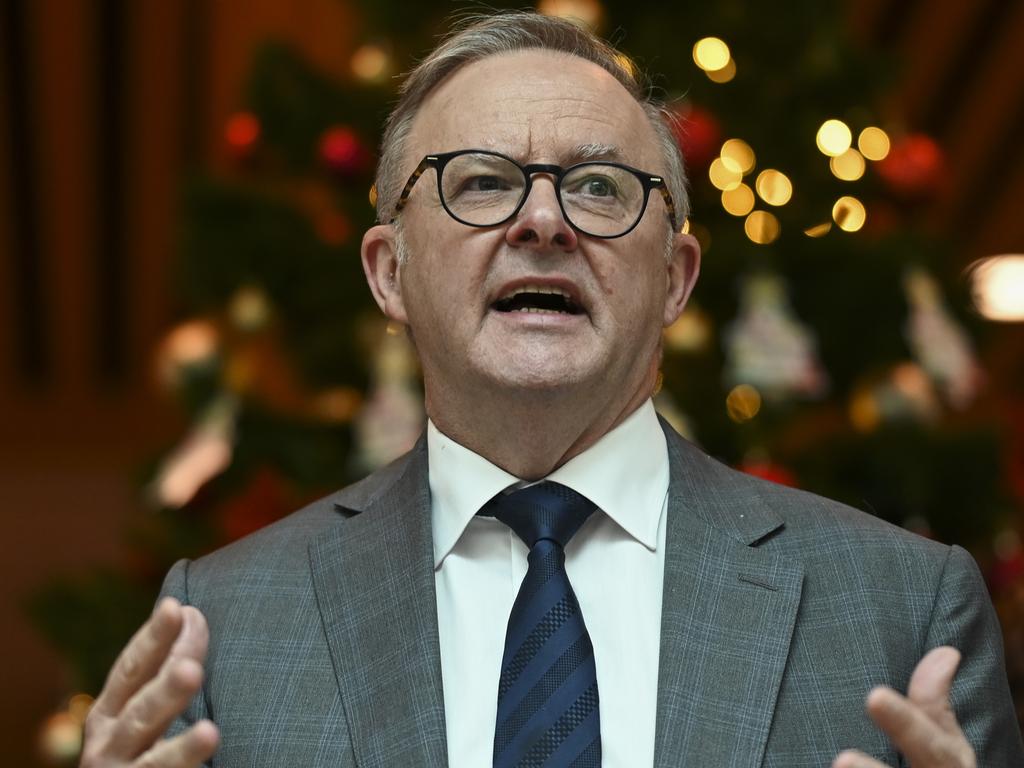 Prime Minister Anthony Albanese pictured at Parliament House in Canberra. Picture: NCA NewsWire / Martin Ollman.