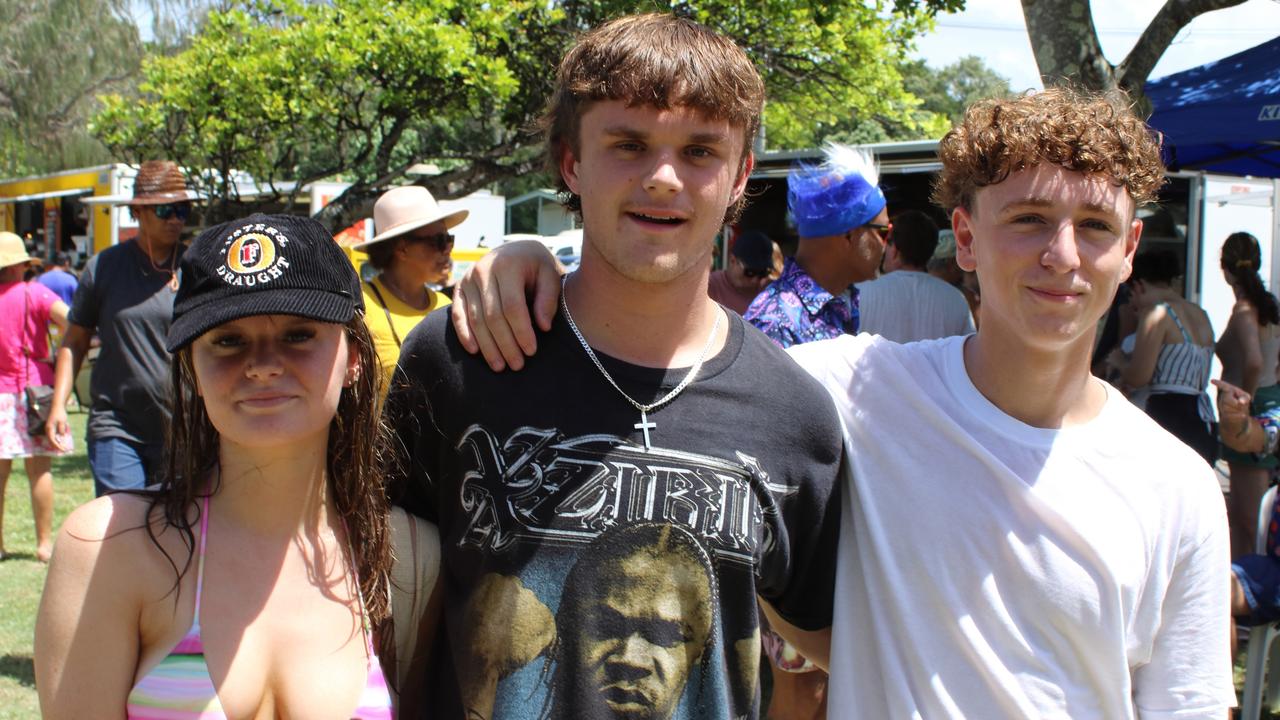 Joey, Lily and Oscar enjoyed the Bundaberg Great Australian Bites festival on Australia Day 2024.