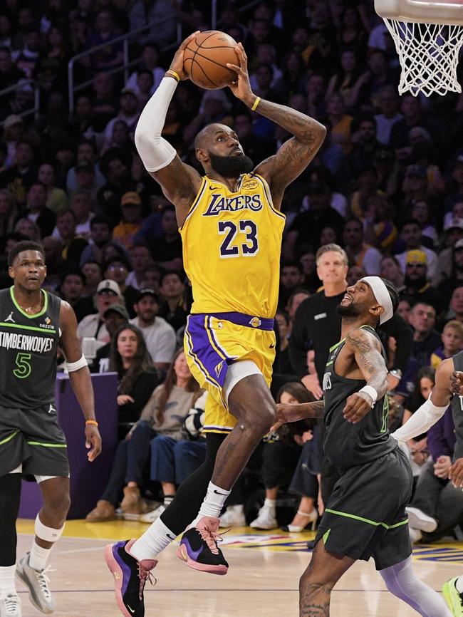 O’Connor has take inspiration from LeBron James. Picture: AP Photo/Mark J. Terrill