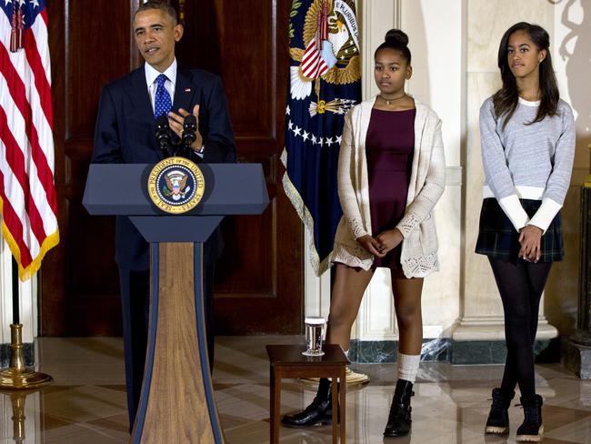 ”Dress like you deserve respect, not a spot at a bar”. Picture: AP Photo/Jacquelyn Martin