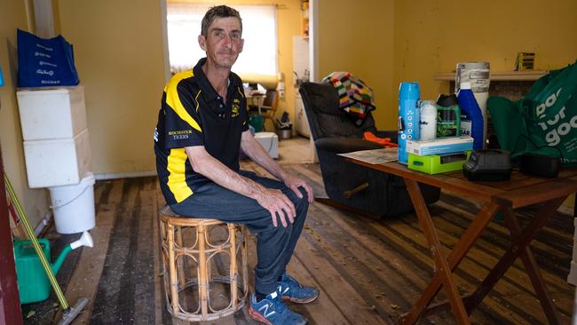 Scott Chapman inside his Rochester home of 10 years. Picture: Jason Edwards