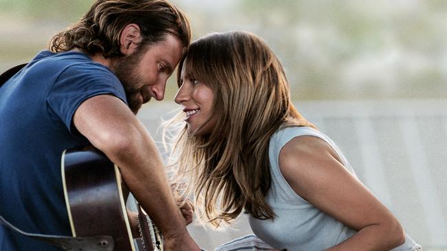 Bradley Cooper and Lady Gaga in A Star is Born.