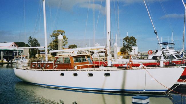 Gerhard’s boat, which was sold for $95,000. Robert Wagner pocketed the proceeds by withdrawing it from an account owned by his mother. Picture: Supplied