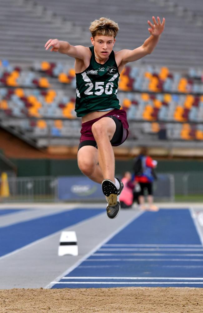 The Queensland All Schools track and field championships at QSAC. Thursday October 31, 2024. Picture, John Gass