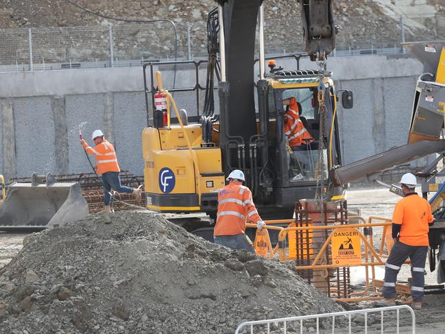 North East Link construction is under way. Picture: NewsWire