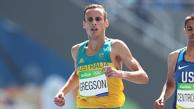 Australia's Ryan Gregson finished second in the Men's 1500m heat at the Rio 2016 Olympic Games. Picture: Phil Hillyard