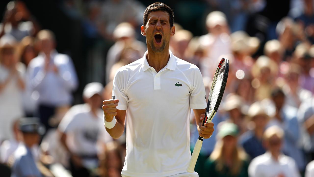 Novak Djokovic seals Wimbledon semifinal place after fiery fourset