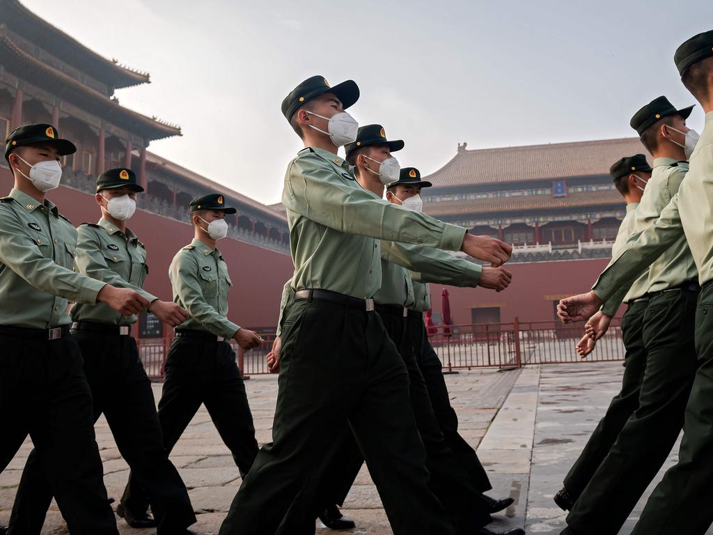 Tensions with Beijing have escalated over the past 12 months, and are showing no signs of easing. Picture: Nicolas Asfouri/AFP