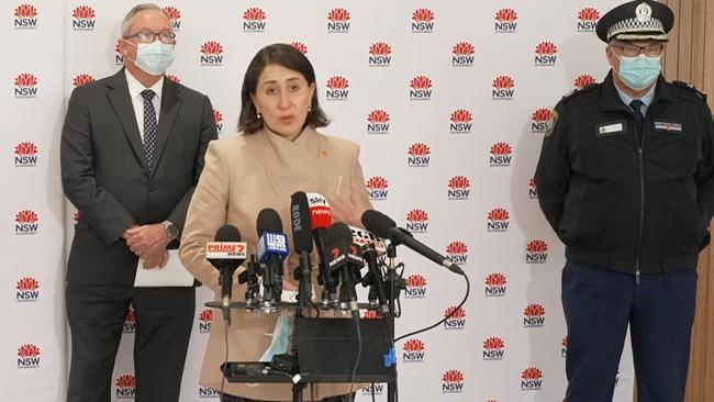 Gladys Berejiklian delivers covid update 3rd of August 2021