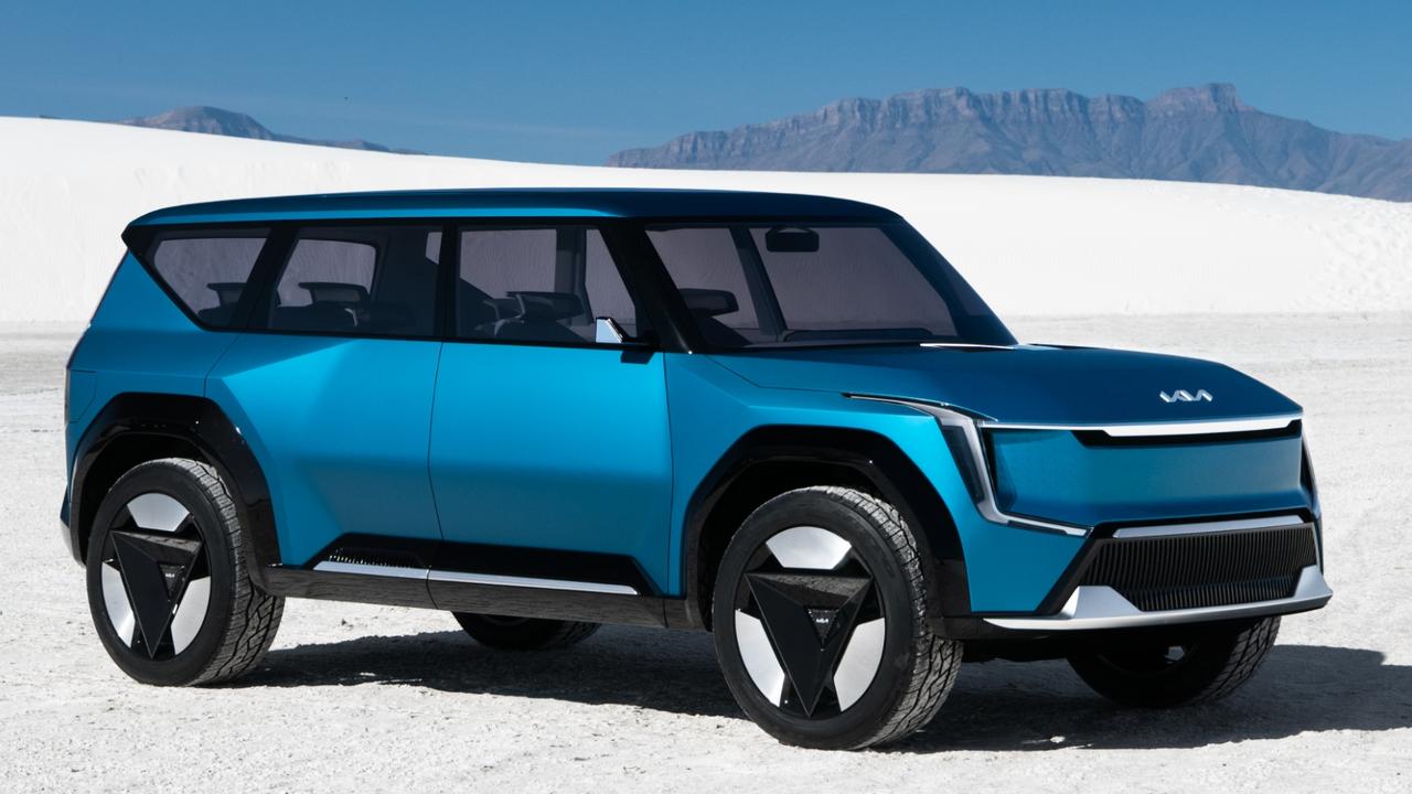 Kia’s EV9 large SUV will sit above the EV6. Picture: Supplied.