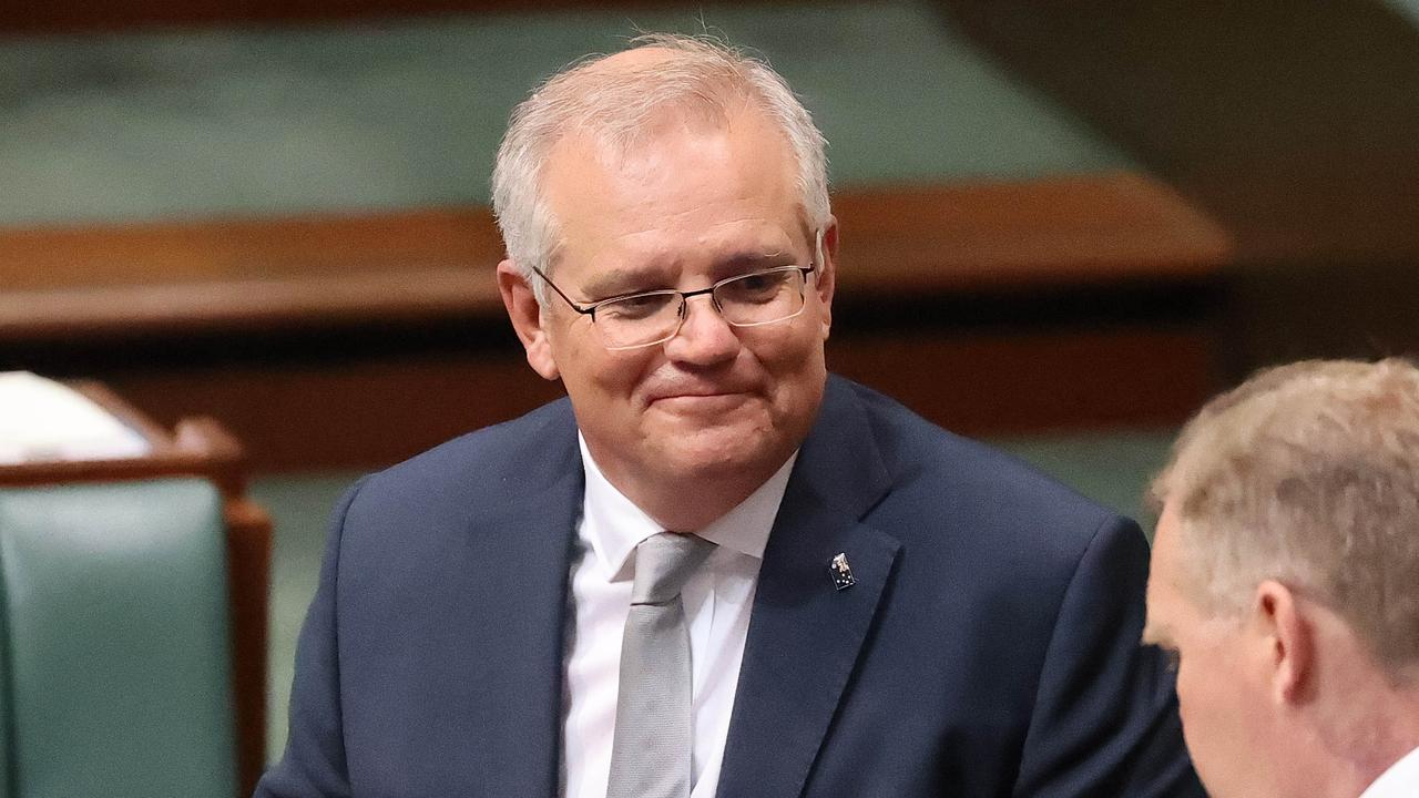 Prime Minister Scott Morrison has ditched the last bit of red tape stopping Australians from leaving the country, with a travel exemption no longer required. Picture: NCA NewsWire / Gary Ramage