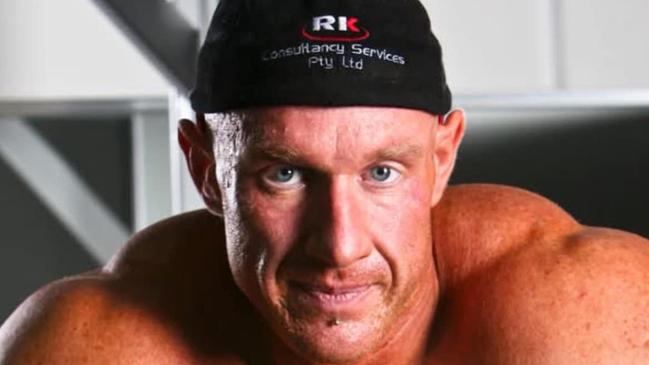 Melbourne bodybuilder Mark Taylor dies while taking five-year-old son to birthday party. Picture: Supplied