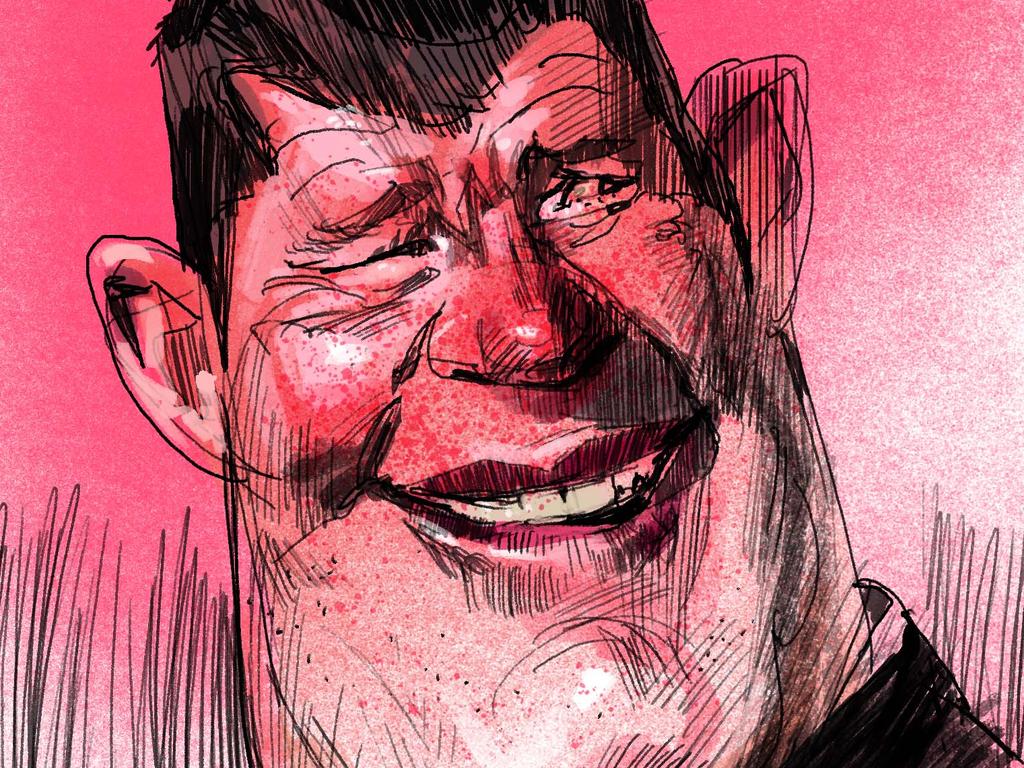 James Packer. Illustration: Johannes Leak.