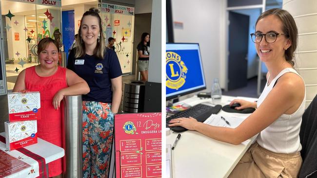 Amanda Ronan-Hearn, Alana Stanley &amp; Ally Osborn. Photo: Enoggera Lion’s Club