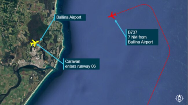 The near-miss highlights the importance of communications between aircraft. Picture: ATSB