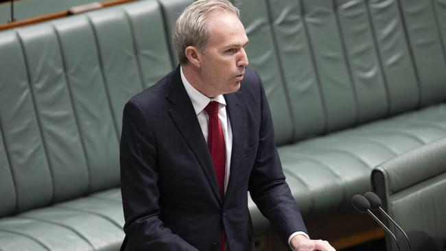 Coalition communications spokesman David Coleman has criticised the go-slow on Labor’s age assurance trial. Picture: NCA NewsWire / Martin Ollman