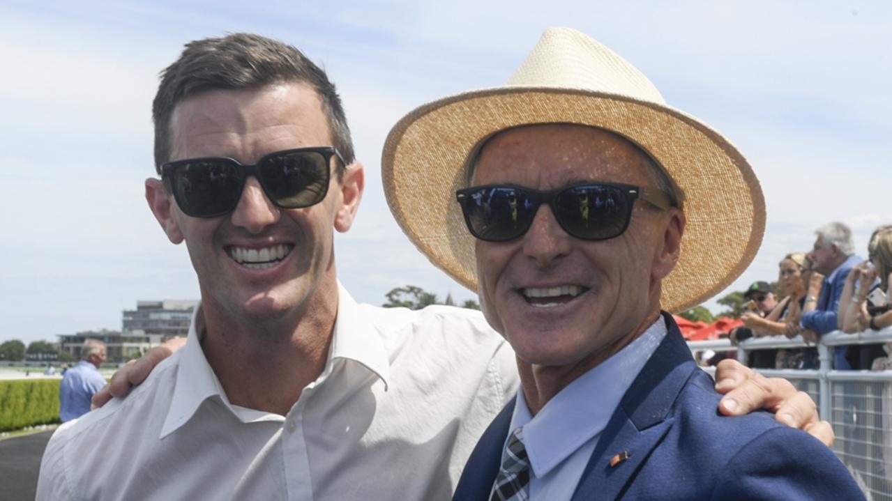 Co-trainers Luke and Robert Price are looking forward to the return of Ocean Eyes at Nowra on Sunday. Picture: Bradley Photos