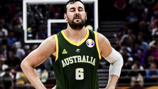 Boomers star Andrew Bogut is yet to decide if he’ll play on next season. \