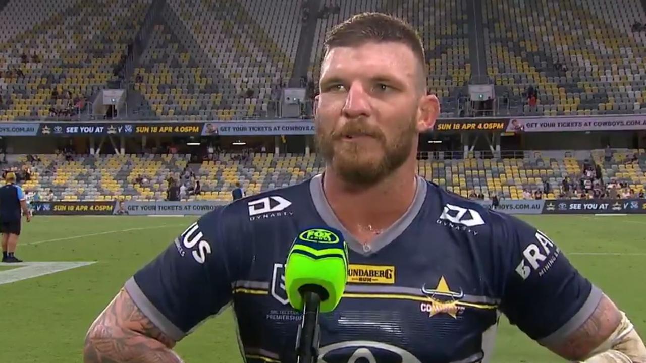 Josh McGuire speaking on Fox League.