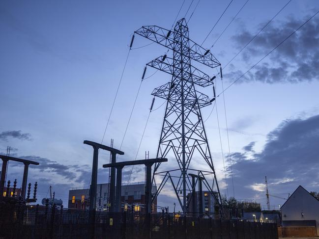 MANCHESTER, ENGLAND - OCTOBER 19: Insulators on an electricity sub station are seen near homes on October 19, 2022 in Manchester, England. The British utility company, National Grid,  have said that UK households may face power cuts this winter for up to three hours at a time, if gas supplies run low. The UK relies heavily on gas to produce electricity, and gas supplies to Europe have been severely disrupted by the fallout from Russia's invasion of Ukraine. (Photo by Christopher Furlong/Getty Images)