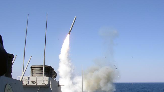 The government is expected soon to announce an order for Tomahawk missiles from the US. Picture: AFP/US Navy