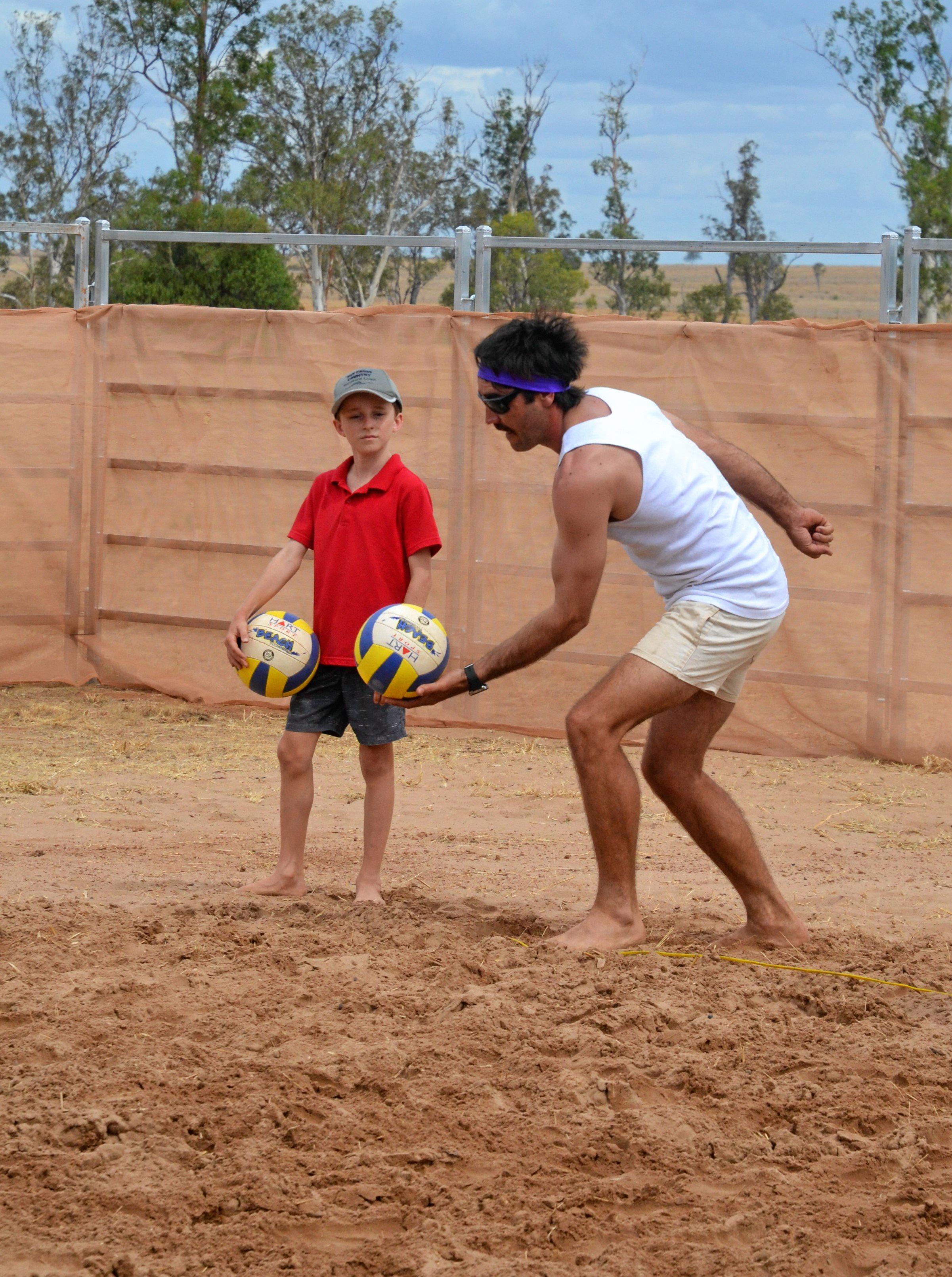 The Dulacca Sports Club annual Bush Beach Volleyball tournament. Picture: Kate McCormack