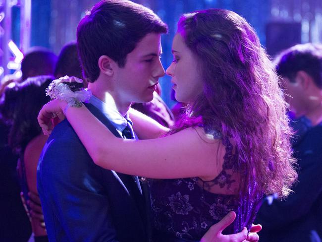 Dylan Minnette starred opposite Australian actress Katherine Langford in series one of 13 Reasons Why. Picture: Netflix