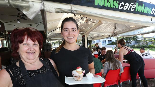 Owner Cheryl Bench (left) with staff member Bee Selvida. Pic Mike Batterham