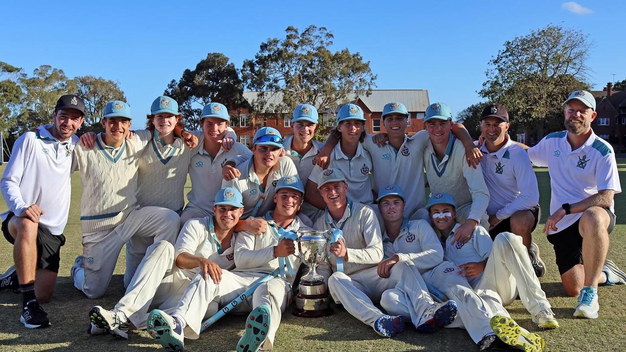 Geelong Grammar won the 2023/24 APS cricket premiership. Picture: Geelong Grammar