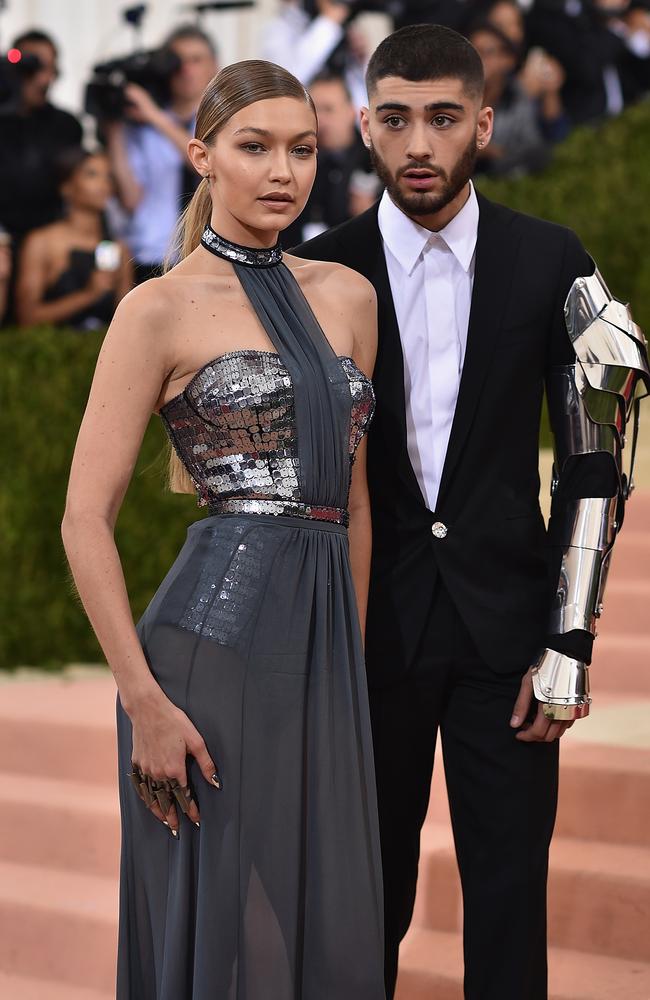 Gigi Hadid and Zayn Malik are expecting their first child in September. Picture: Dimitrios Kambouris/Getty Images