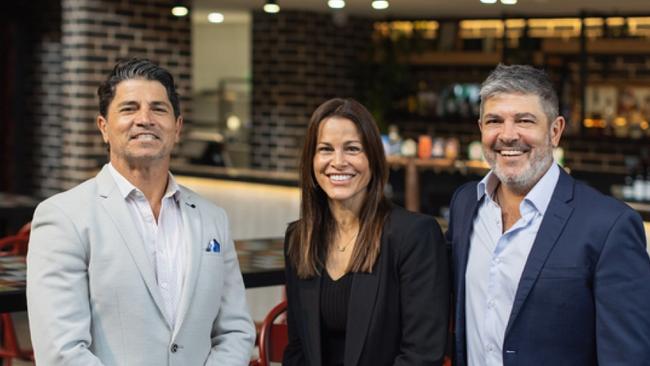 JDA Hotels owners John, Dean and Alexandra Feros. Picture: Supplied.