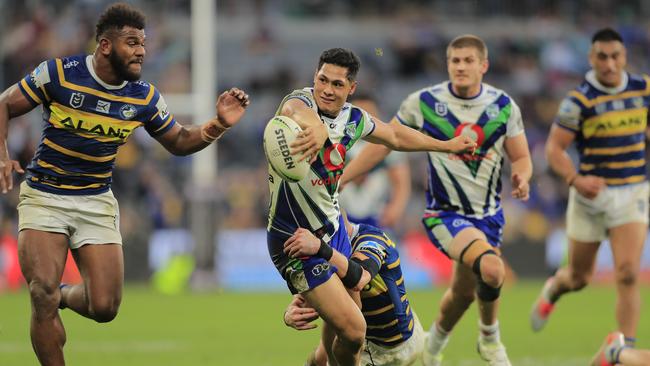 Roger Tuivasa-Sheck was denied a matchwinning try assist. Picture: Getty Images