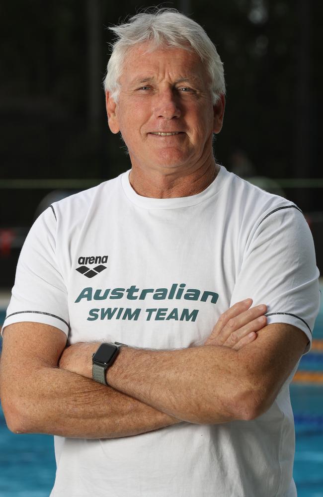 Paralympics swim coach Brendan Burkett. Picture: Annette Dew