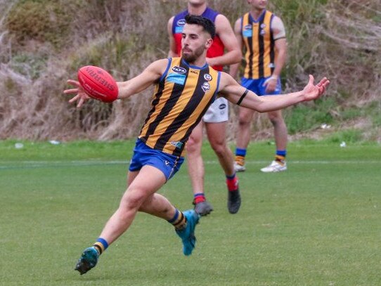 Joe Agresta in action for St Bernard's. Picture: Aaron Cook