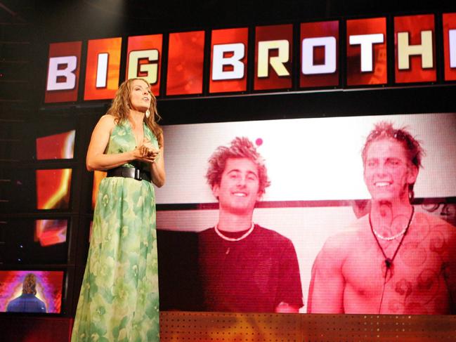 Gretel Killeen hosting Big Brother in 2006.