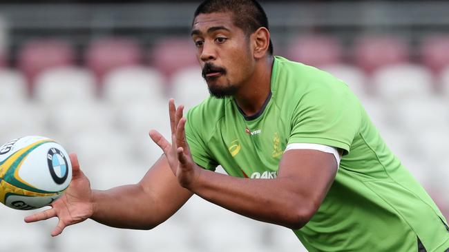 Will Skelton during Wallabies training. Pic Darren England.