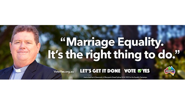 One of the ads that will feature on billboards across the country for the ‘Yes’ campaign.