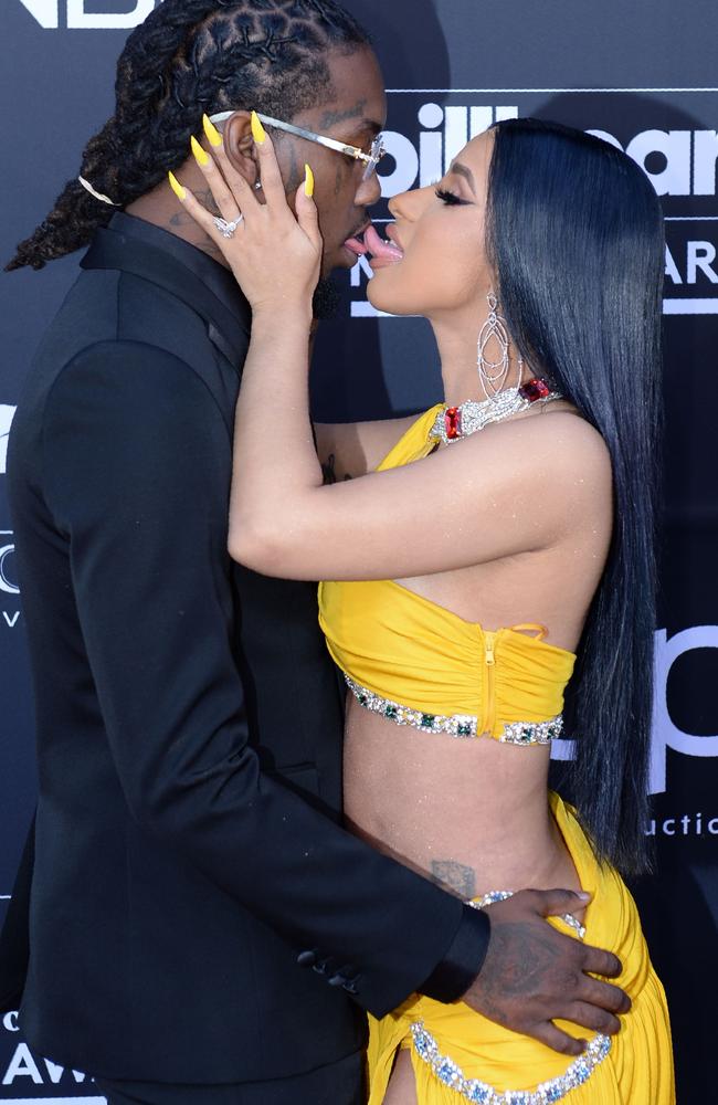 US rappers Cardi B and Offset are back together. Picture: Bridget Bennett/AFP