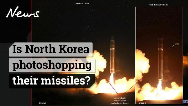 Is North Korea photoshopping their missiles?