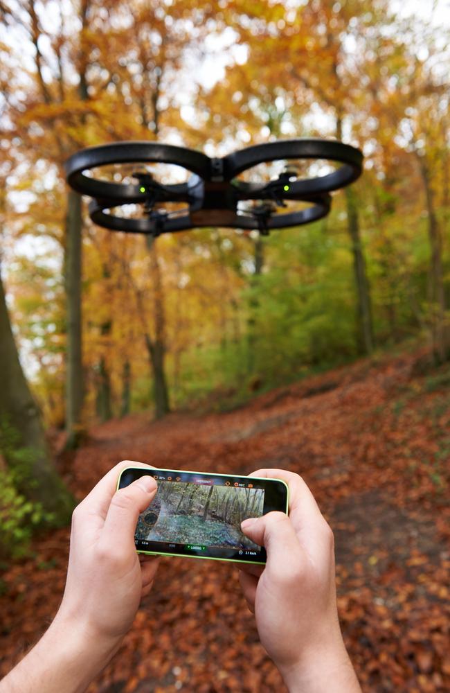 Confident call six months from Christmas ... retailers predict drones, like this model from Parrot, will be this year’s hit present on December 25.