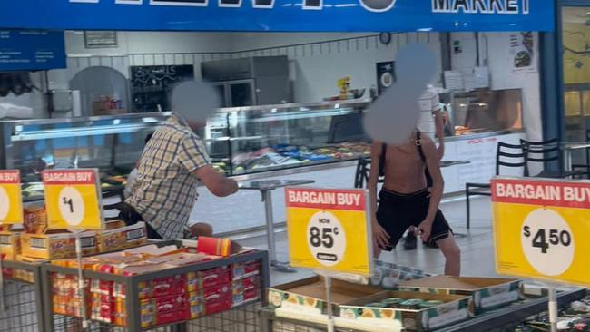 Shocking images have surfaced from Nerang where a young male allegedly attacked an elderly man at knifepoint. Picture: Facebook